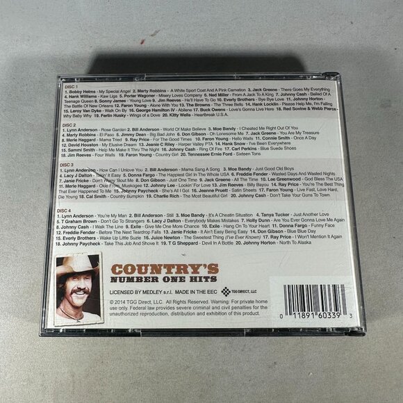 Countrys Number One Hits 80 Songs 4-CD Set Featuring Legendary Artists 2014 - Picture 2 of 4